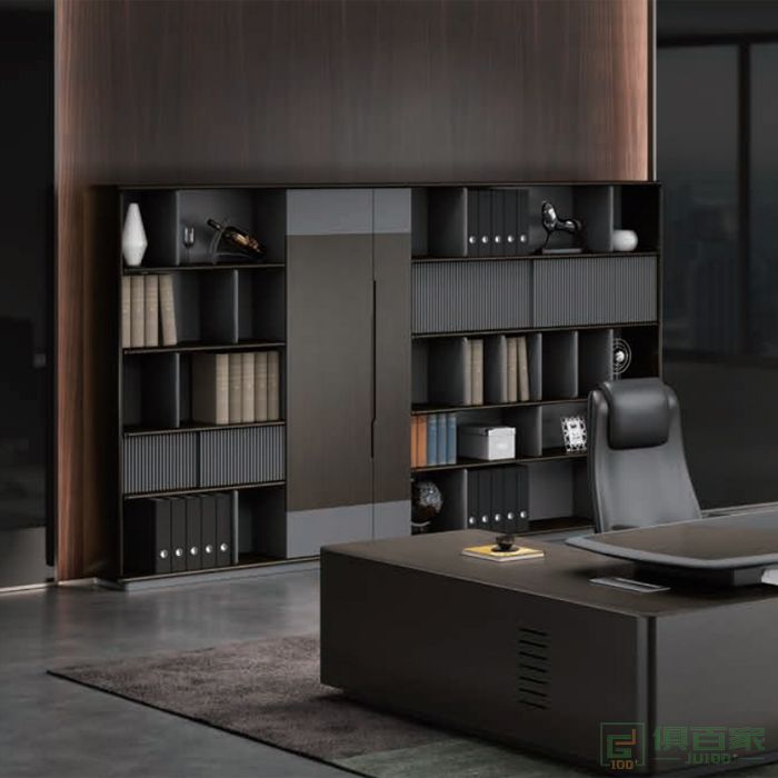 迪欧博尚家具时代系列办公家具文件柜 木质高柜老板办公室书柜