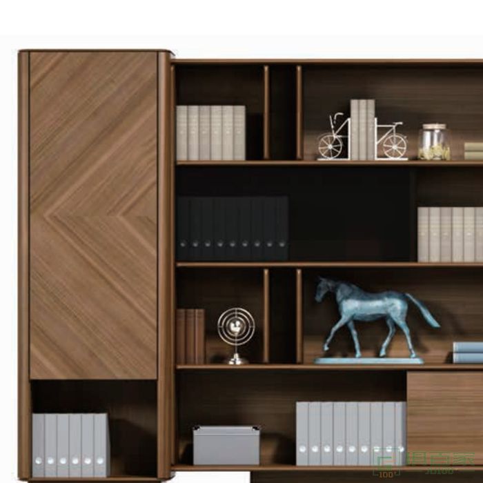 迪欧博尚家具北欧系列木质高柜老板办公室文件柜