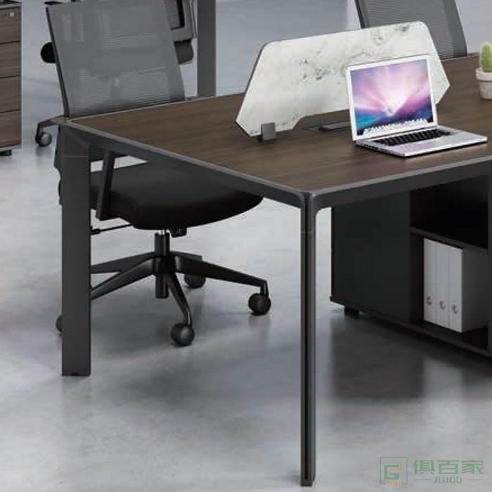 迪欧博尚家具零度系列职员桌对坐四人位不含桌屏