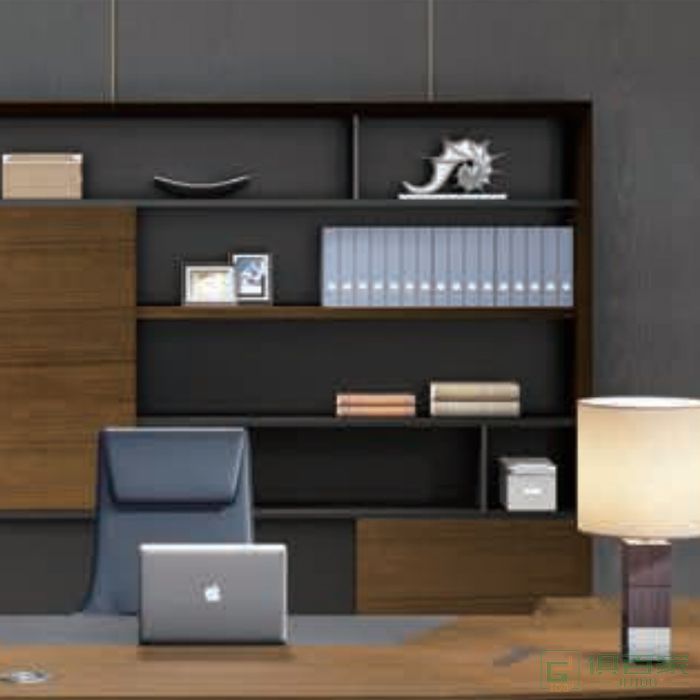  迪欧博尚家具君迈系列办公家具文件柜 木质高柜老板办公室书柜