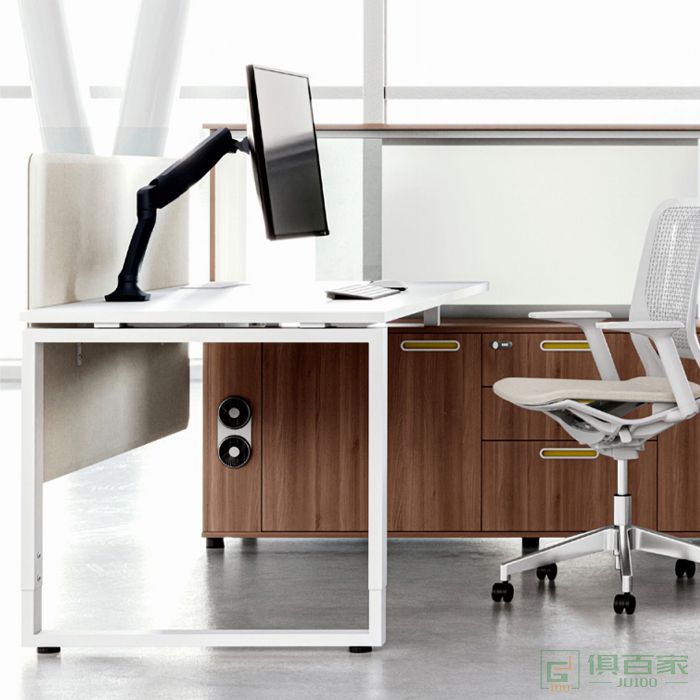 亿尚家具新风尚系列办公室家具办公桌双人位职员桌员工位
