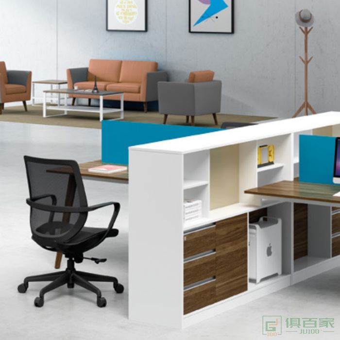 杰诺家具JN系列四人位工位卡座职员员工桌办公室桌子