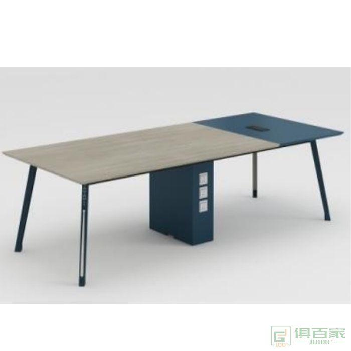 广立家具绅士系列简约现代长条桌长桌会议室桌培训桌