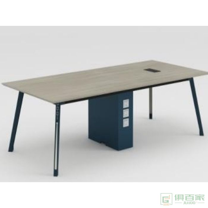 广立家具绅士系列简约现代长条桌长桌会议室桌培训桌