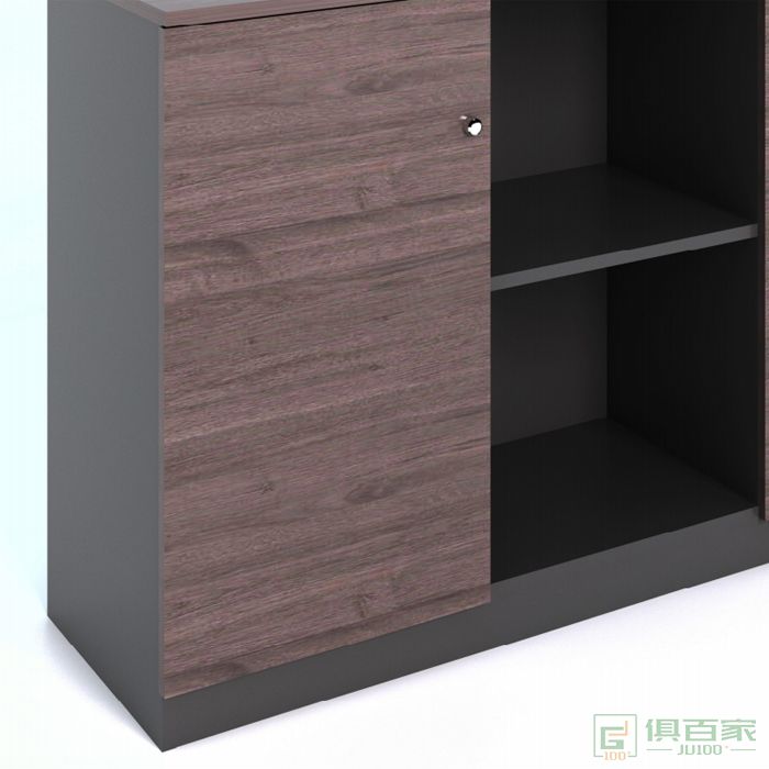 艾立森家具森度系列木质文件柜矮柜办公室储物柜抽屉