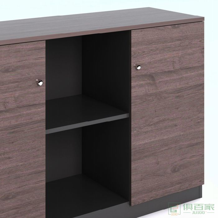艾立森家具森度系列木质文件柜矮柜办公室储物柜抽屉