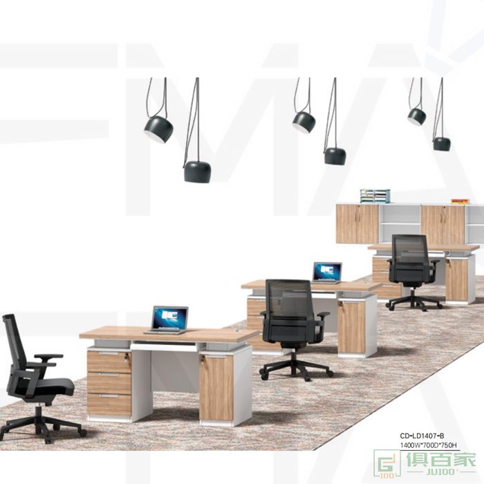 福玛仕家具铂睿系列办公桌子办公室简约现代家用书桌