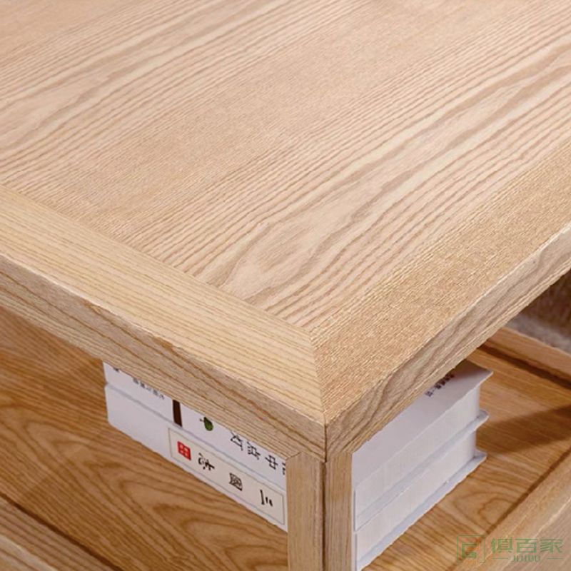 海阁家具 进口白蜡木写字桌办公桌大班台经理桌