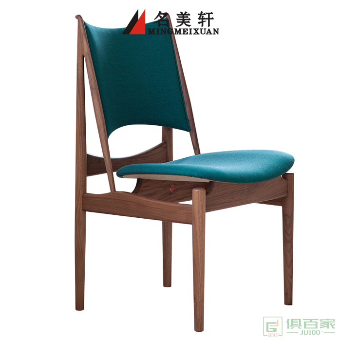 名美轩家具书桌椅系列经典名椅埃及椅 北美黑胡桃木椅书桌椅 设计师家用靠背椅