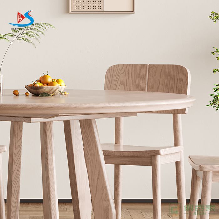 华冠家具餐桌系列实木类北欧实木西餐桌椅餐厅餐桌