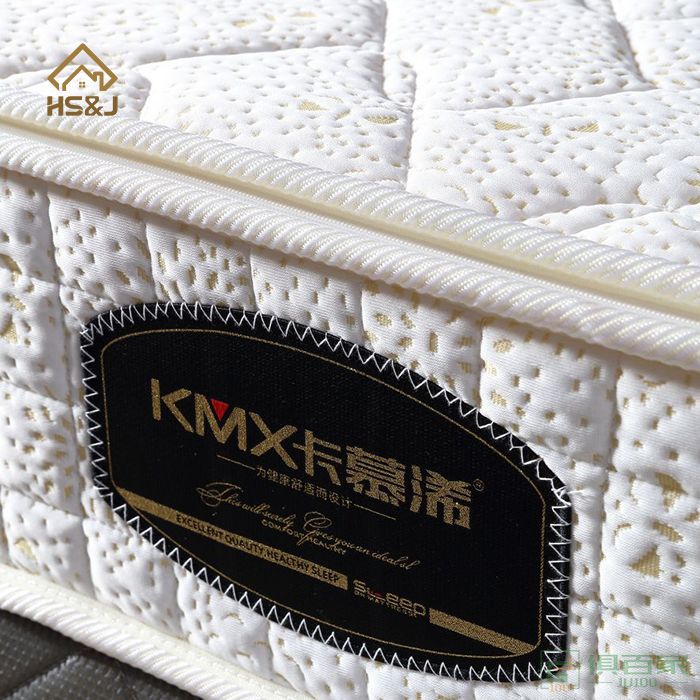 华松居家具床垫系列环保护脊环保棕乳胶3D灰透气底料20cm床垫