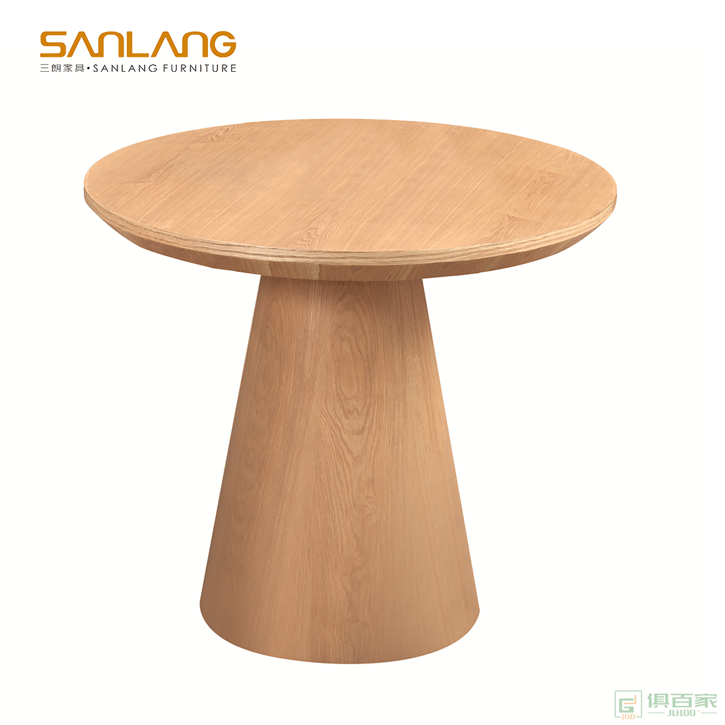 三朗家具餐椅休闲椅系列圆桌圆形餐桌餐桌