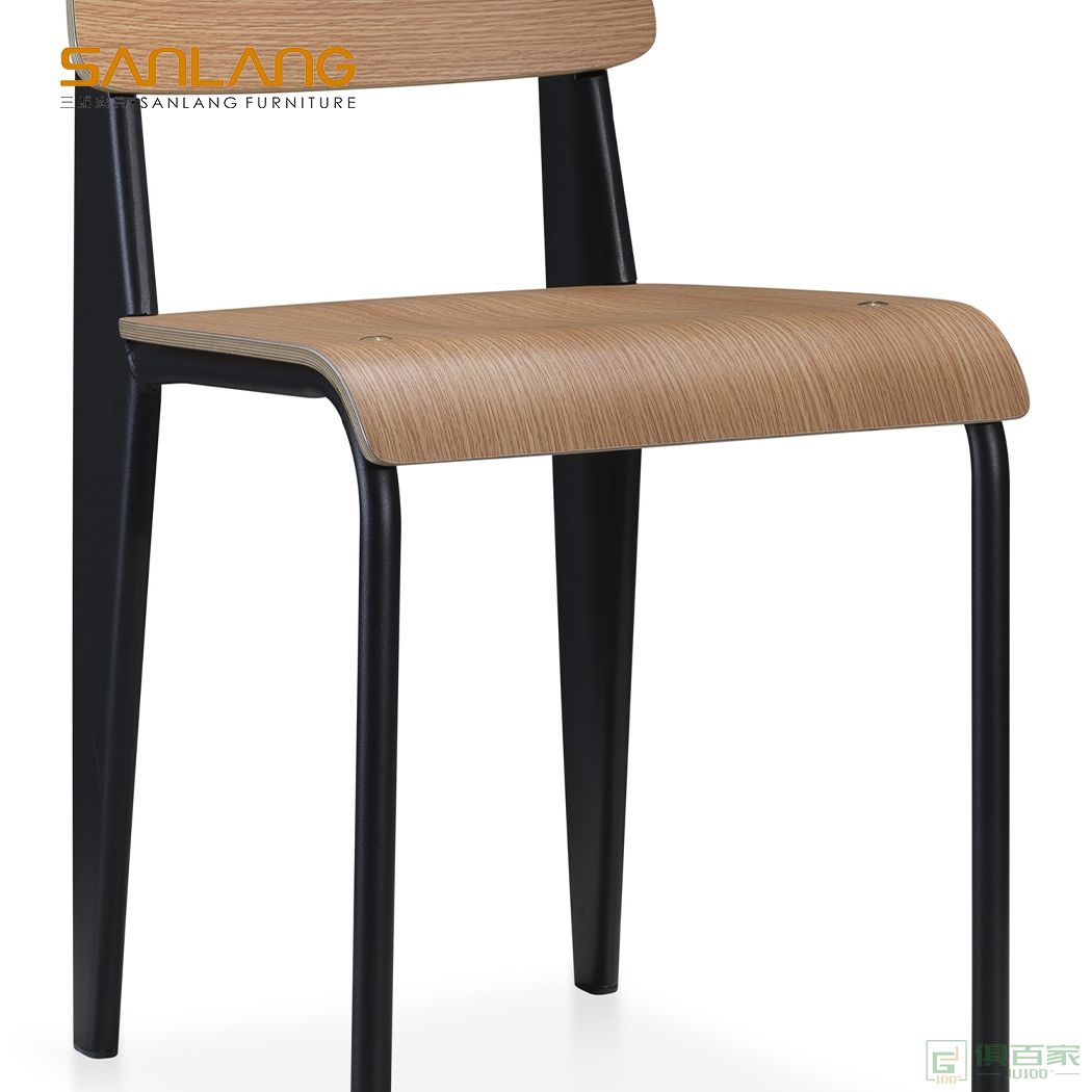 三朗家具餐椅休闲椅系列简约靠背椅餐椅