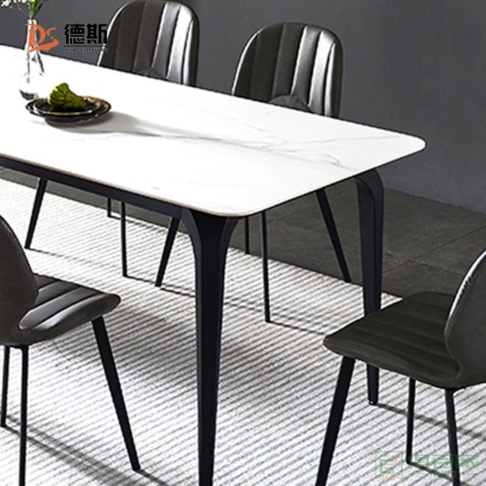 德斯家具餐桌系列餐厅家用现代简约餐桌