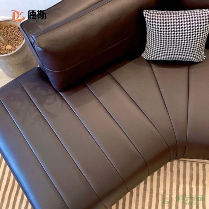 德斯家具民用沙发系列意式简约风民用沙发2+转角沙发