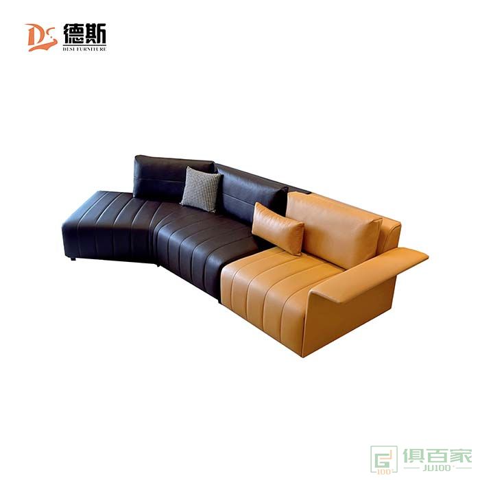德斯家具民用沙发系列意式简约风民用沙发2+转角沙发