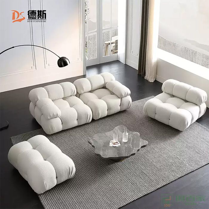 德斯家具民用沙发系列意式极简设计沙发
