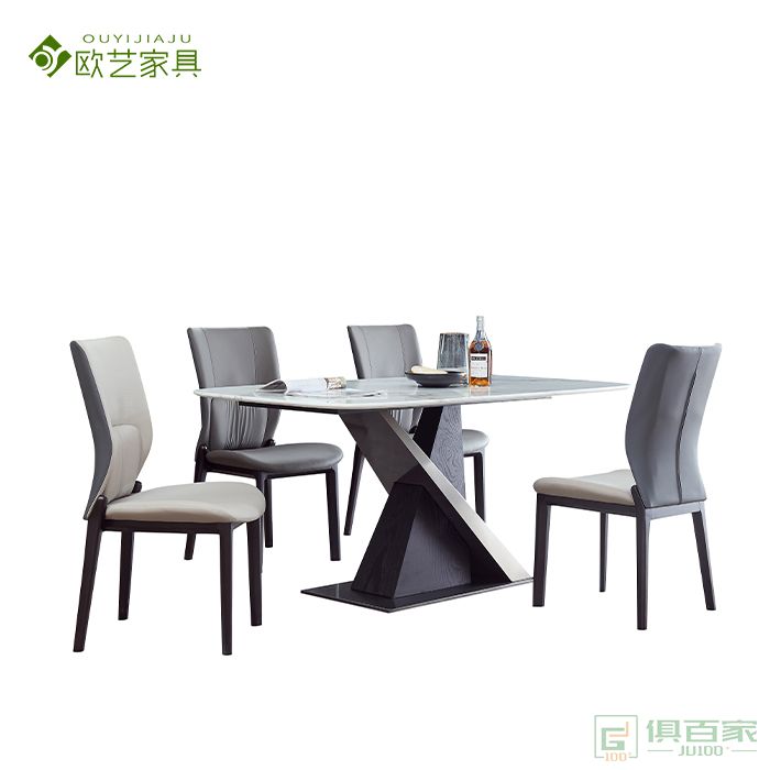 欧艺家具餐椅休闲椅系列橡胶木餐椅现代简约餐椅