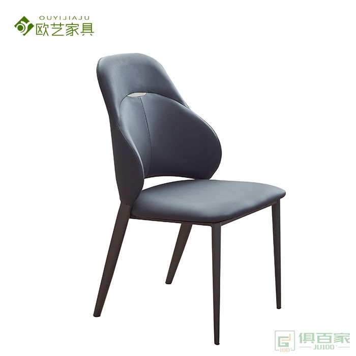 欧艺家具餐椅休闲椅系列碳素钢餐椅现代简约餐椅
