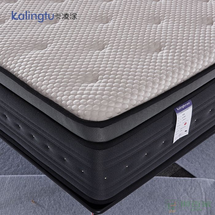 卡凌涂家具床垫系列进口恒温冰丝面料高回弹海绵床垫