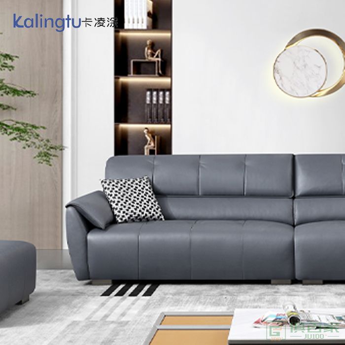 卡凌涂家具民用沙发系列意式极简轻奢科技布沙发