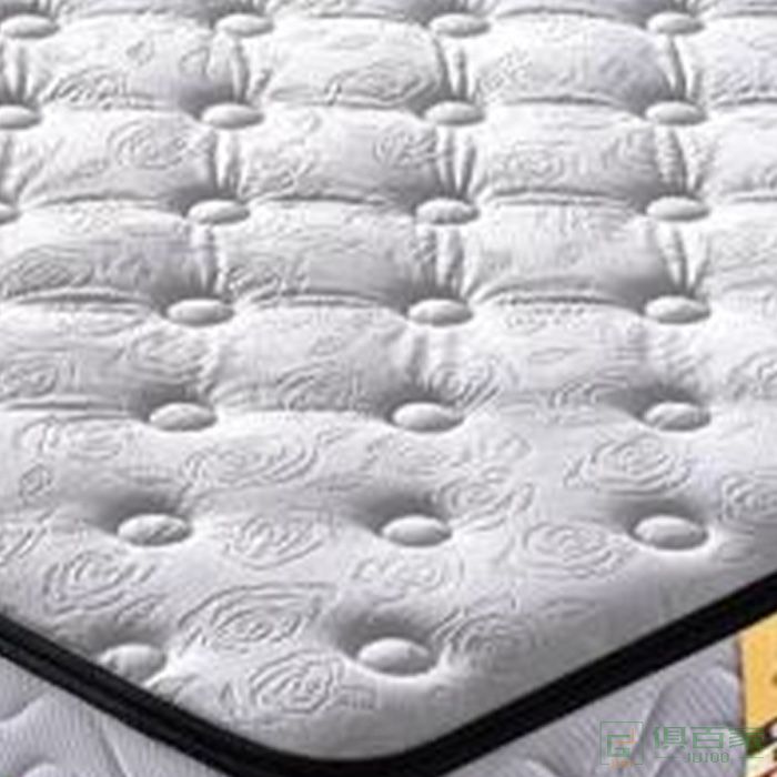 粤之恒家具床垫系列进口玫瑰绒面料天然乳胶床垫