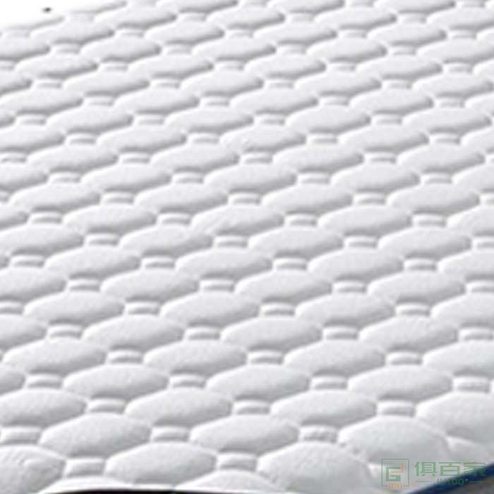 礼乐家具贝莱斯顿卧室系列碳纤维棉抗起球肌理布亲肤级高弹力棉床垫