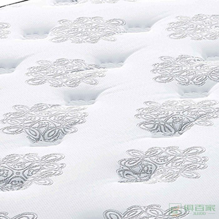 粤之恒家具床垫系列银丝提花面料天然乳胶床垫