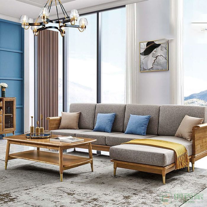 睿裕居住宅沙发系列现代简约转角沙发