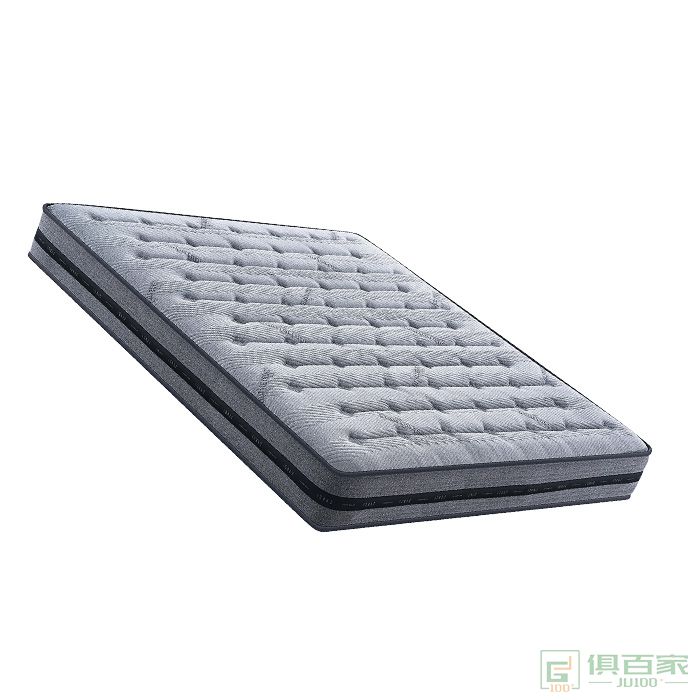 粤之恒家具床垫系列柔灰纱针织面料天然乳胶床垫