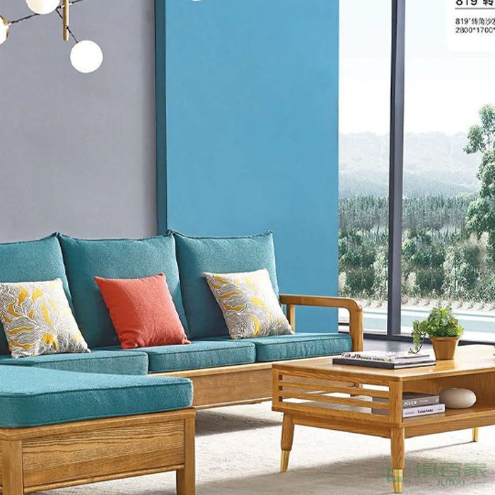 睿裕居住宅沙发系列现代简约冬夏两用储物转角沙发