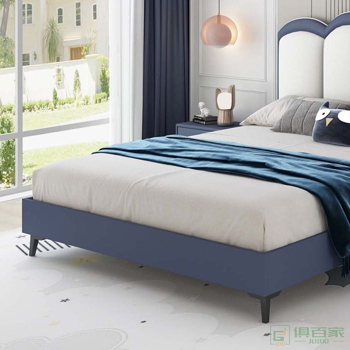 法轩尼（皇琛）家具床系列有机硅皮革床头柜儿童床