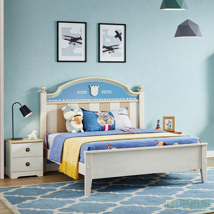 爱丽松家具儿童床系列现代简约儿童实木床