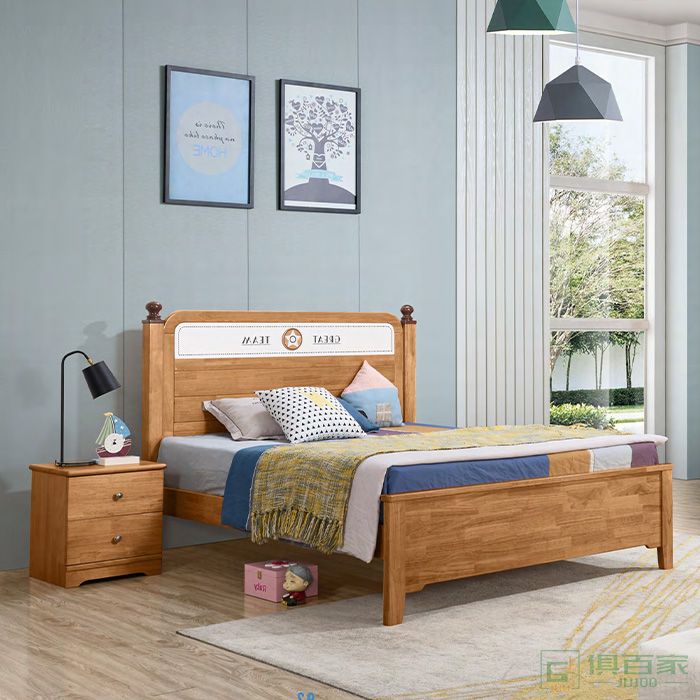 愛麗松家具兒童床系列系列現代簡約兒童實木床