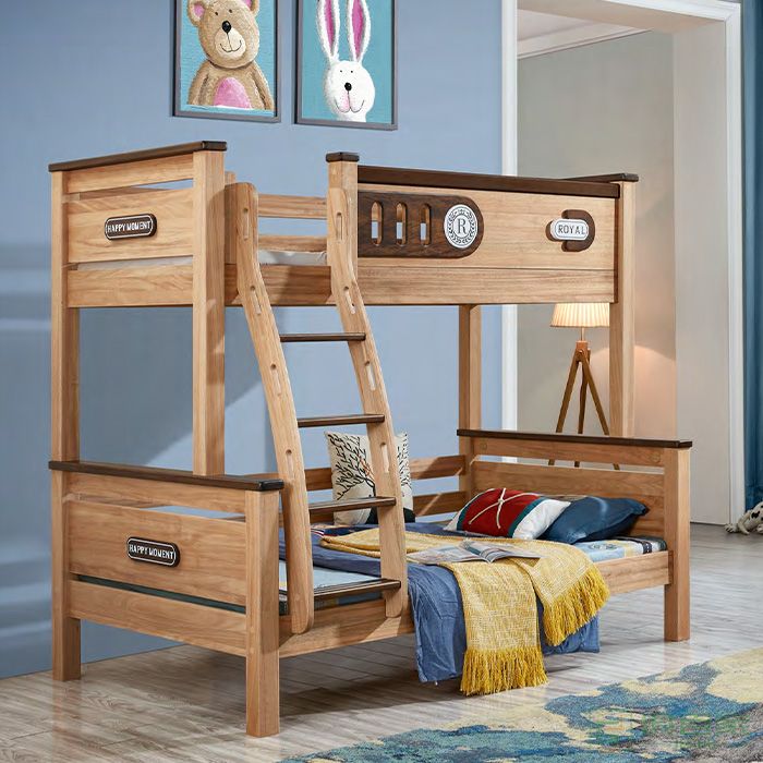 爱丽松家具儿童床系列轻奢简约全实木儿童子母床