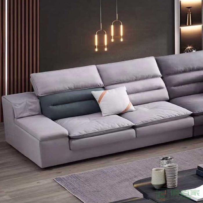 澳亿佳家具住宅沙发系列带音响功能高回弹海绵意式极简轻奢转角沙发