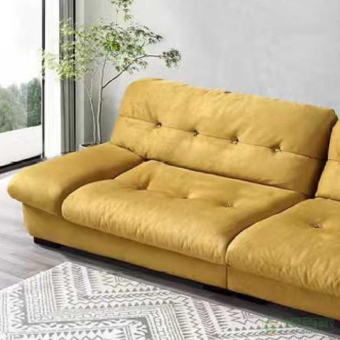 澳亿佳家具住宅沙发系列天然乳胶意式极简轻奢直排沙发
