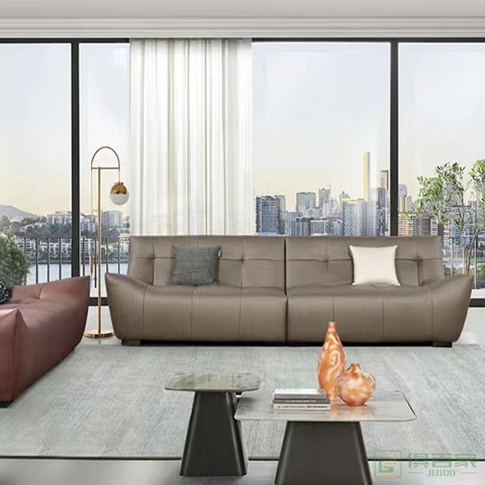 澳亿佳家具住宅沙发系列高回弹定型海绵意式极简轻奢沙发