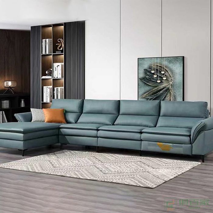 澳亿佳家具住宅沙发系列高回弹海绵意式极简轻奢功能转角沙发