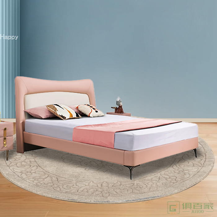 爱慕家具儿童床系列加固性实木排骨架软床