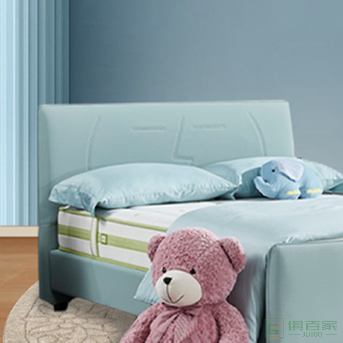 爱慕家具儿童床系列加固性实木排骨架软床