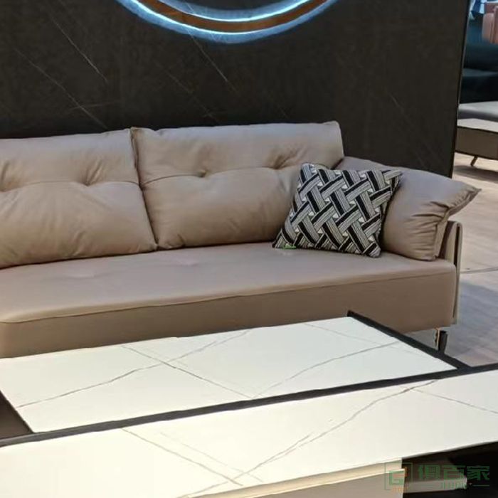 澳亿佳家具住宅沙发系列高回弹海绵意式极简轻奢直排沙发