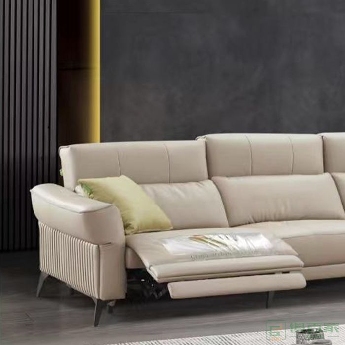 澳亿佳家具住宅沙发系列高回弹海绵意式极简轻奢电动功能转角沙发