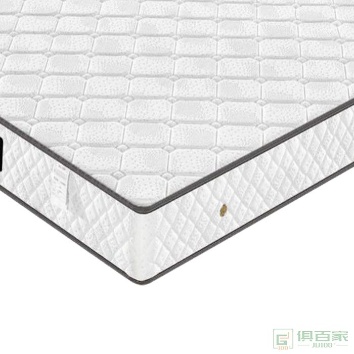 知慕家具床垫系列邦尼尔弹簧封边+天然环保棕点点针织面料床垫