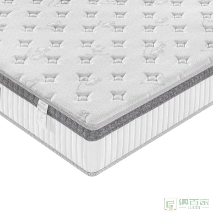 知慕家具床垫系列邦尼尔弹簧封边乳胶羊绒针织床垫
