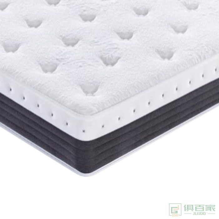 知慕家具床垫系列邦尼尔弹簧封边天然环保棕银丝针织床垫