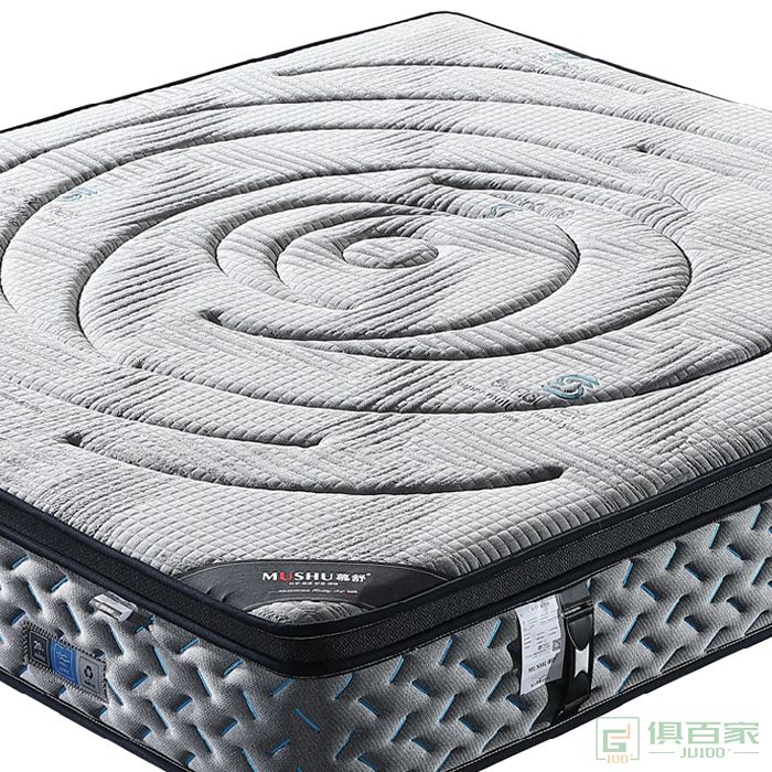 慕舒家具床垫系列天然大豆纤维面料抗菌防虫防螨床垫