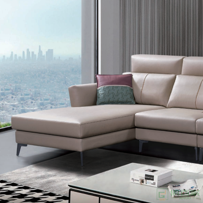 杰士派沙发系列皮感科技布住宅沙发