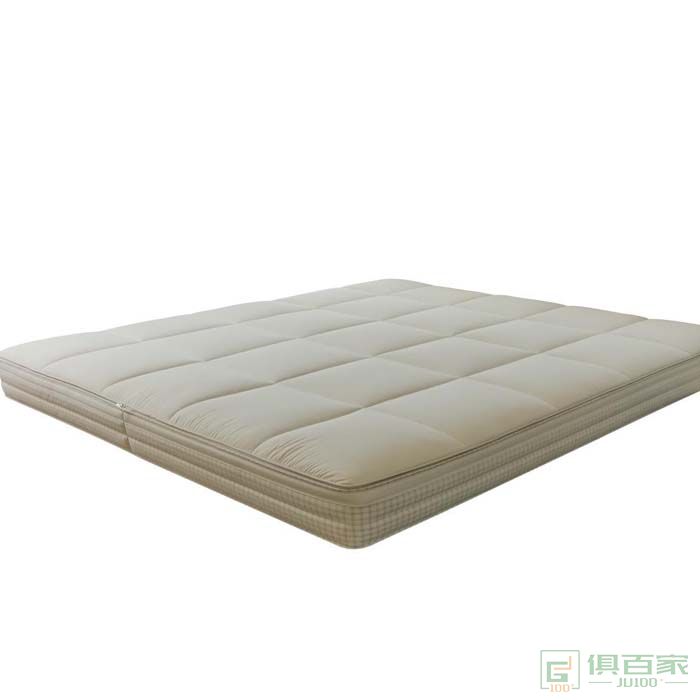艾香梦家具床垫系列软型亚麻面料裥羊绒床垫
