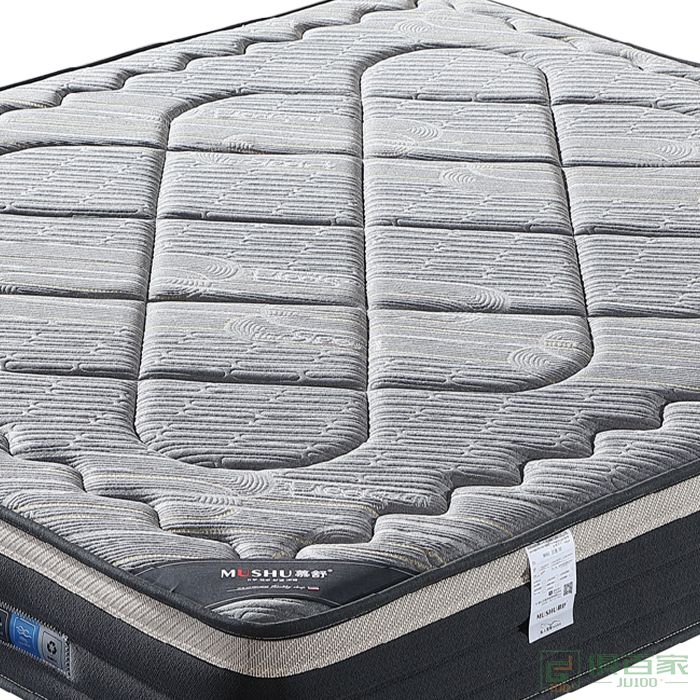 慕舒家具床垫系列竹炭针织面料抗菌透气防虫防螨床垫
